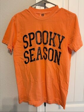 Comfort Colors Orange "Spooky Season" Graphic Tee